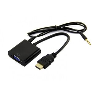 HDMI TO VGA + SES KABLOLU ÇEVİRİCİ SESLİ KABLO