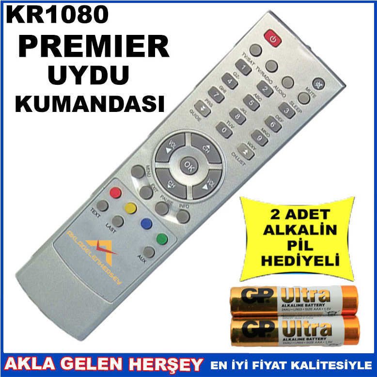 PREMİER UYDU CİHAZI Receiver KUMANDASI KR1080