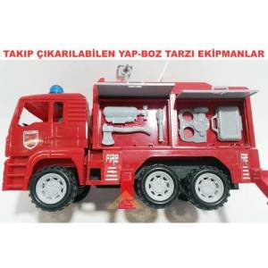 Büyük Boy Su Atan Sürükle Bırak İtfaiye Aracı