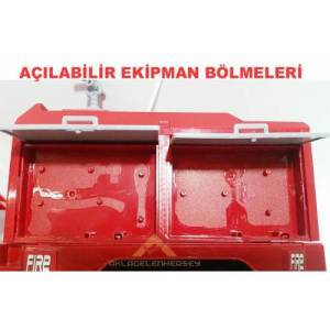 Büyük Boy Su Atan Sürükle Bırak İtfaiye Aracı