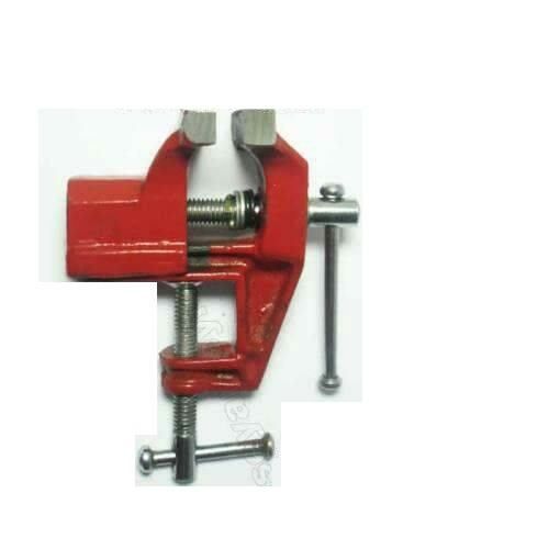 Tezgah Üstüne Monte 60mm Açılır Pik Döküm Mengene Masaüstü Çelik Çeneli Mini Tamirat Mengenesi