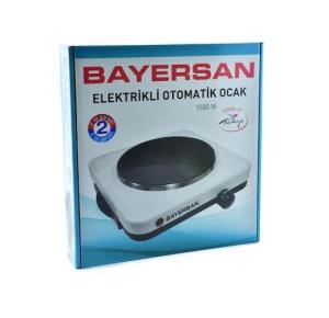 Bayersan Elektrikli Ocak 1500 Watt Tek Gözlü Süper Dayanıklı Ocak