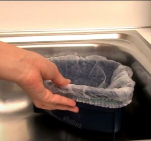 Evye içi Bulaşık Çöp Sepeti Hediyesi 10 adet Çöp Ayrıştırıcı Süzücü Doğa Dostu Pratik Hijyenik Süzek