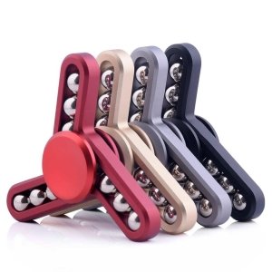 Metal Stres Çarkı 3 Kanatlı 9 Çelik Bilyeli Hand Spinner