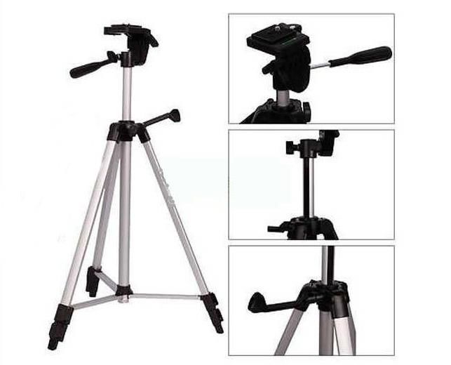 134cm 3 Ayaklı çantalı fotoğraf makinesi tripotu
