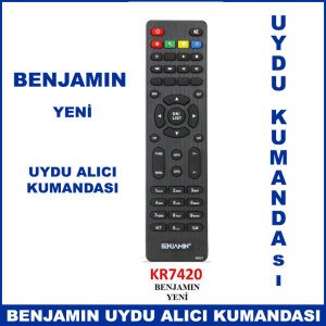 Benjamin Yeni Uydu Alıcı Kumandası KR7420 - Uydu Cihazı Kumandası