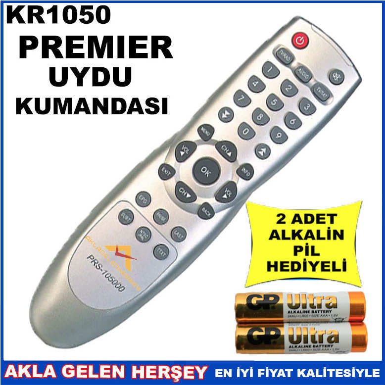 PREMİER UYDU CİHAZI Receiver KUMANDASI KR1050