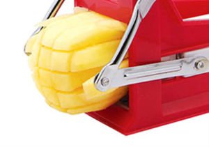 Pratik Patates Dilimleyici Patato Chipper,Kollu Patates Dilimle Makinesi Meyve Sebze Dilimleyici