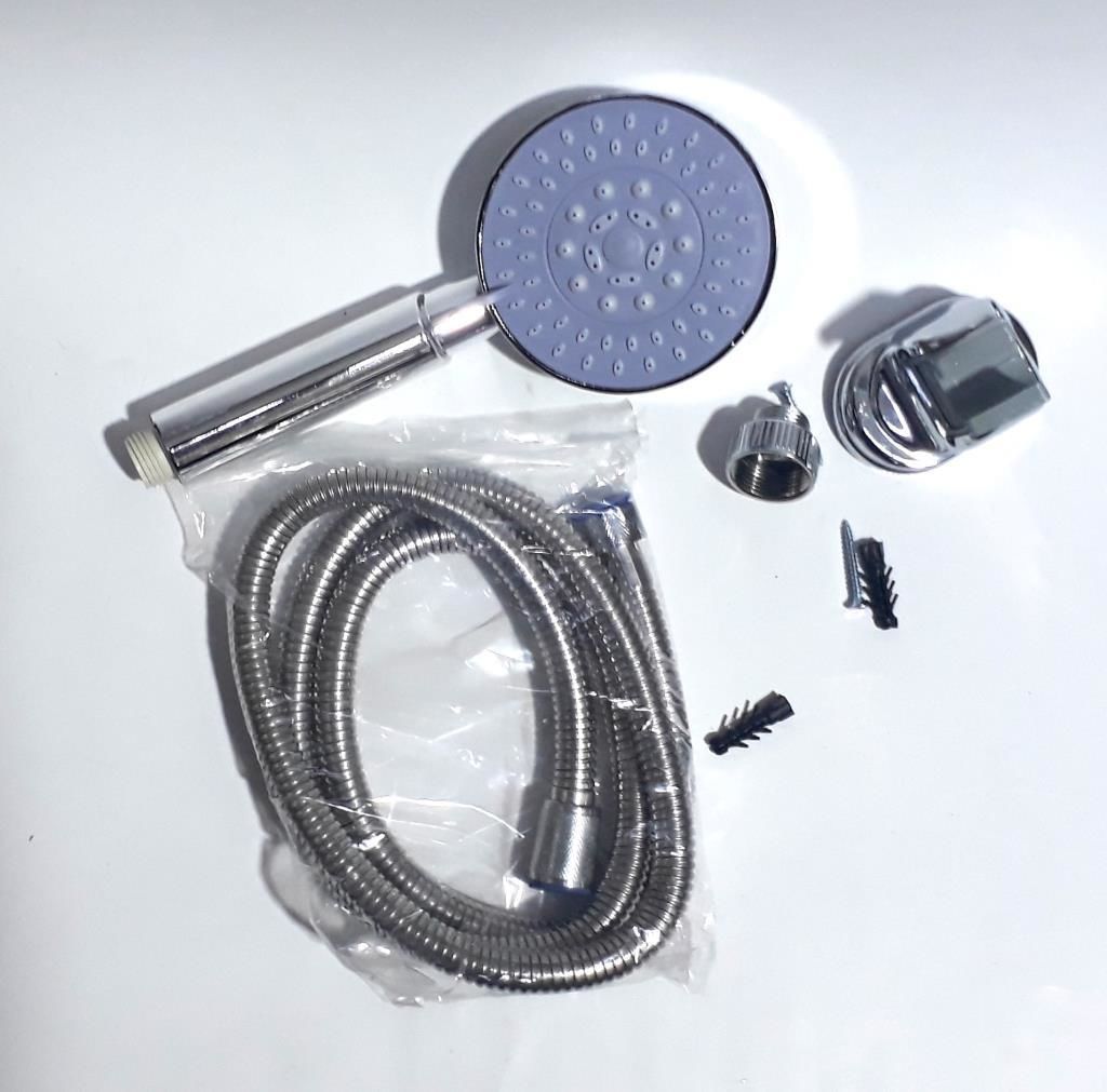 3 Fonksiyonlu Püskürtmeli Lüx Duş Seti Altmış Sekiz Delikli ve Tazyikli