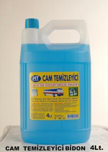 Jet  Cam Temizleyici Bidon 4 lt Şişe Cam Parlatıcı
