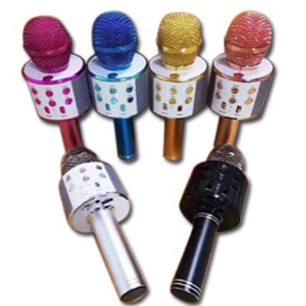 WS-858 KARAOKE MİKROFON BLUETOOTH MP3 ÇALAR SD-USB-AUX GİRİŞLİ