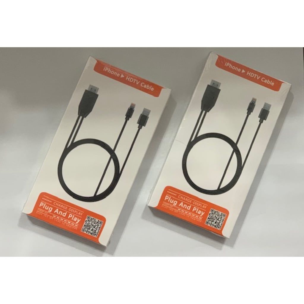 İPHONE X-XR-XS-XSMAX UYUMLU (5-6-6S-7-8) HDMİ TV GÖRÜNTÜ AKTARIMI