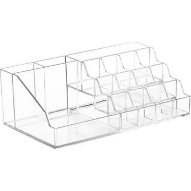 Plastart Makyaj Organizer Masa Üstü Ofis veya Ev İçin Kullanışlı Kalemlik