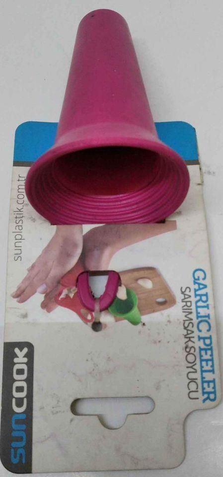 Sun Cook Silikon Avuç İçi Huni Şeklinde Sarımsak Soyucu D-Raf