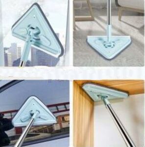 Turkuaz renk üçgen mop paspas kaliteli