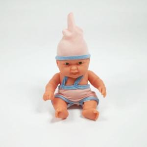Yataklı ve Yastıklı Oyuncak  Et Bebek 20cm Kız Çocuğu Oyuncakları