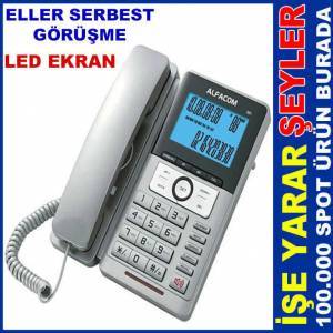 ALFACOM KİLİT SİSTEMLİ LCD EKRAN SABİT TELEFON