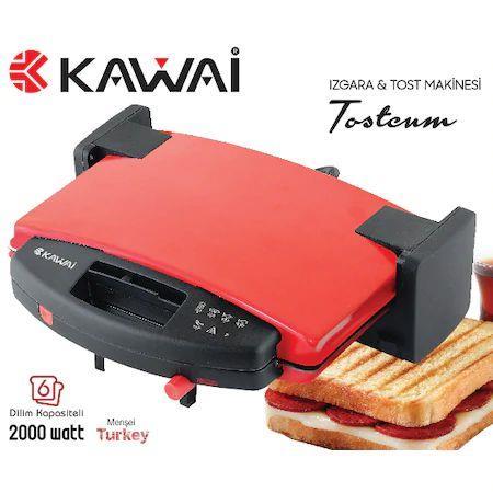 2000W Kawai Elektrikli IzgaraTost Makinesi