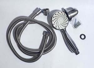 3 Fonksiyonlu Püskürtmeli Lüx Örgülü Duş Seti Yetmiş Yedi Delikli ve Tazyikli
