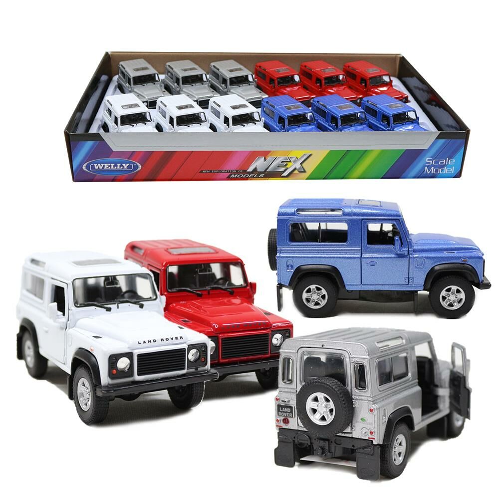 42392  Metal Çek Bırak Kapıları Açılan Land Rover  10 Cm