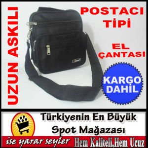 POSTACI TİPİ SU GEÇMEZ UZUN ASKILI EL ÇANTASI KD