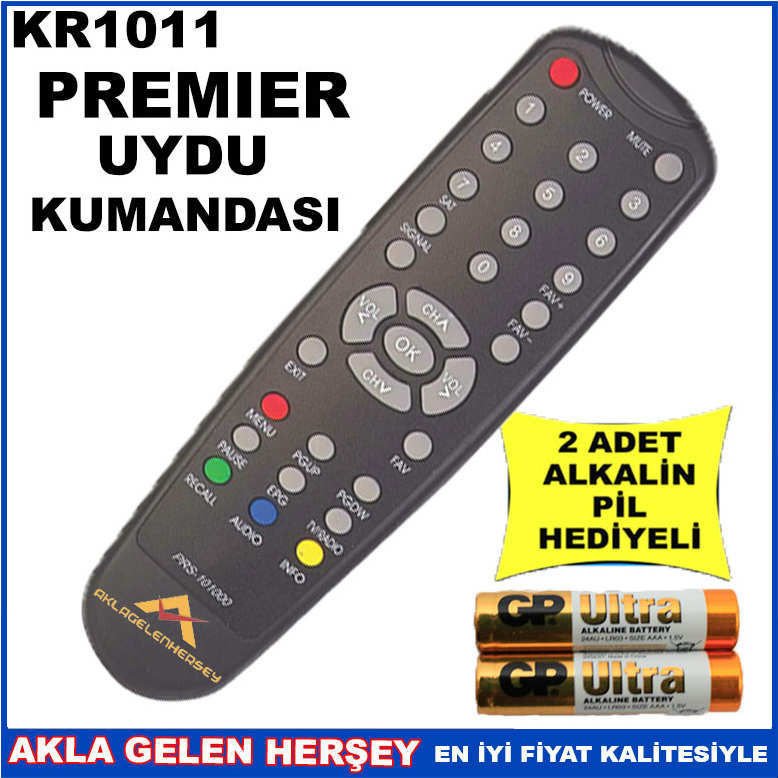 PREMİER UYDU CİHAZI Receiver KUMANDASI KR1011