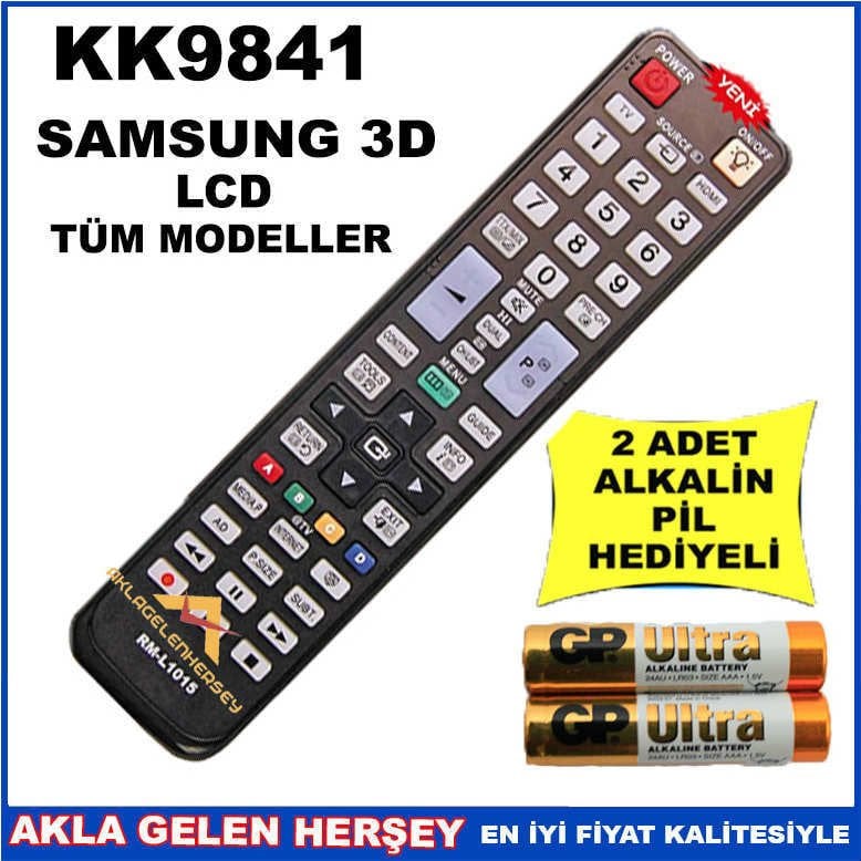 SAMSUNG LCD-PLAZMA TELEVİZYON KUMANDASI KK9841