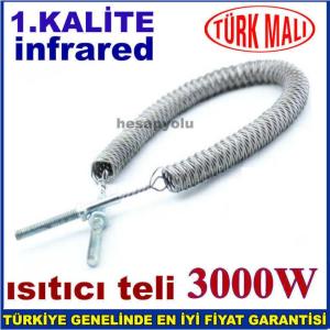 Ufo tipi infrared sobalar için resistans teli 3000W ısıtıcı teli