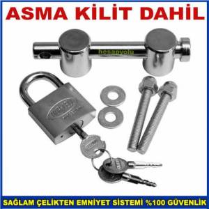 Alüminyum,ahşap,pvc,demir kapılara emniyet aparatı her kapıya uyan asma kilitli çelik güven sistemi 