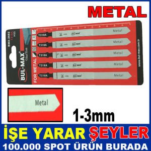 5 ADET HSS T-318A METAL DEKUPAJ BIÇAK SETİ