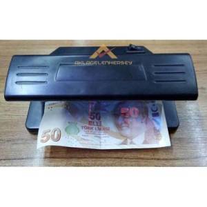 Pilli Portatif Uv Morışıklı Para Kontrol Dedektörü Taşınabilir Sahte Para Kontrol Makinasıı