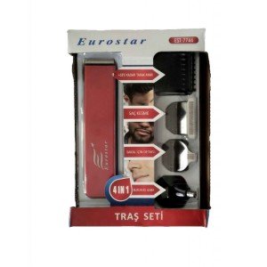 Euro Star Est 7744 4 in 1 Traş Seti Profesyonel Tıraş makinası