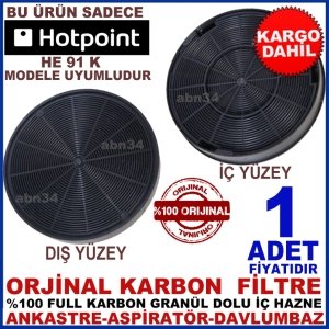 HOTPOİNT ANKASTRE DAVLUMBAZ FİLTRESİ HE 91 K MODEL FİLTRE