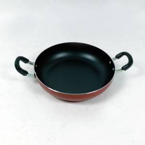 İnce Alüminyumdan Üretim 21 cm Çift Kulplu Teflon Yumurta Sahanı ve Isıtma Tavası