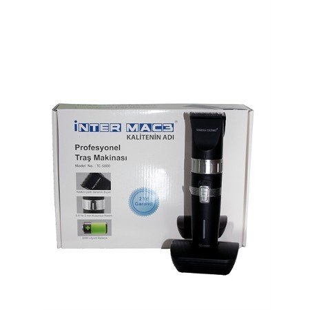 Inter Mac 3 TC-5000 Profesyonel Tıraş seti Kaliteli Tıraş makinası Devirli Tıraş makinası