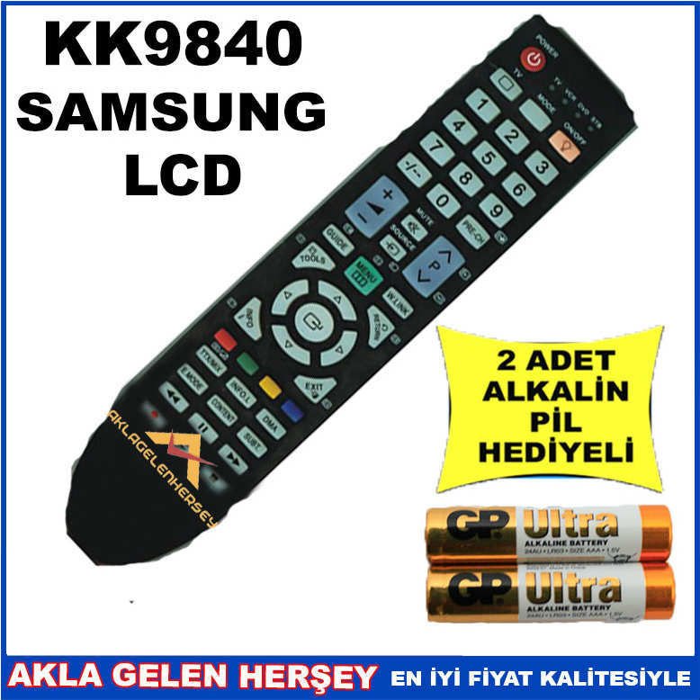 SAMSUNG LCD-PLAZMA TELEVİZYON KUMANDASI KK9840