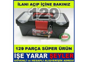 FULL ALET EDAVATLARLA 129 PARÇA TAKIM ÇANTASI