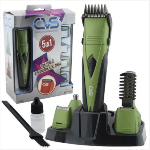 CVS 5in1 Saç ve Sakal Traş Makinesi Çok Yönlü Ergonomik Kullanımlı Profesyonel Tıraş Makinası