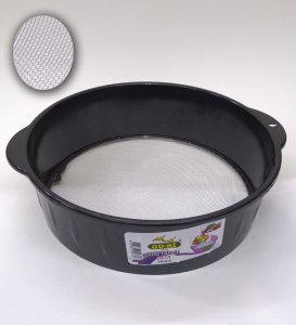 Dünyanın En Kaliteli Un Eleği 18/10 Paslanmaz Çelik 29cm çok Amaçlı Süzek Meyva Sebze Prinç Yıkama Kabı Çelik Telli Kevgir