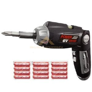 Telefunken 20adet Alkalin Pil 12adet AA + 8adet AAA Kalem Pil ve Pilli Kablosuz Tornavida Hediye