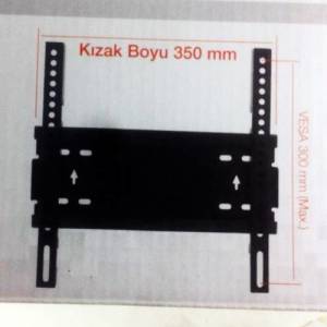 Lcd-Led Tv Sabit Duvar Askı Aparatı 82-106cm Plazma Askısı Televizyon Montaj Askısı Botech Bs-3242