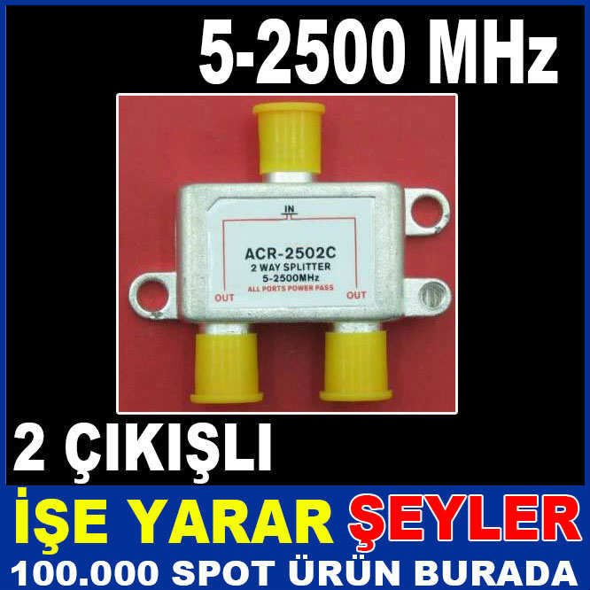 2li 1/2 SPLİTTER ANTEN DAĞITICI UYDU ÇOĞALTICI