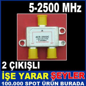 2li 1/2 SPLİTTER ANTEN DAĞITICI UYDU ÇOĞALTICI