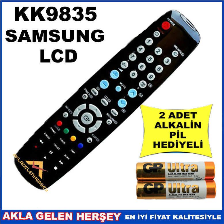 SAMSUNG LCD-PLAZMA TELEVİZYON KUMANDASI KK9835