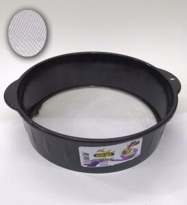 Dünyanın En Kaliteli Un Eleği 18/10 Paslanmaz Çelik 29cm çok Amaçlı Süzek Meyva Sebze Prinç Yıkama Kabı Çelik Telli Kevgir