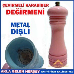 GURME METAL DİŞ ÇEVİRMELİ KARABİBER DEĞİRMEN SET