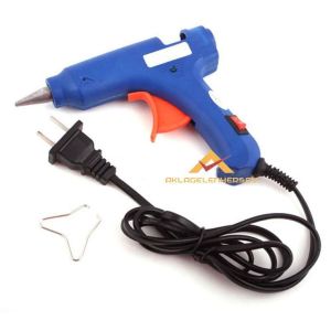 40 Watt Sıcak Silikon Tabancası 10 Adet Slikon Mum Çubuk Kalın 10 Adet 30 Cm Şeffaf Çubuk Hediye