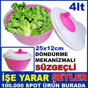 DÖNDÜRME MEKANİZMALI SANTRİFÜJ SEBZE KURUTUCU