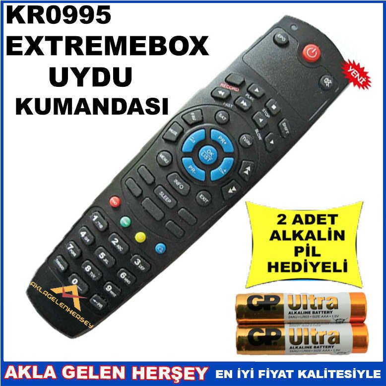 EXTREMEBOX UYDU CİHAZI Receiver KUMANDASI KR0995