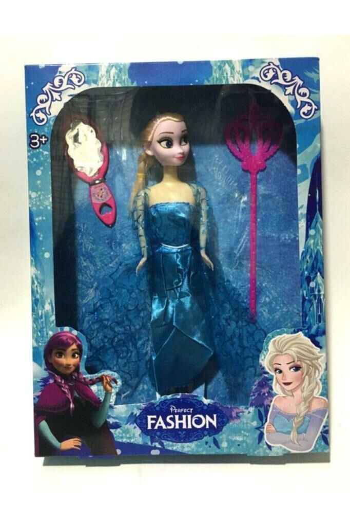 Karlar Ülkesi Frozen Karlar Kralçesi 1 Adet Elsa Doll Bebek